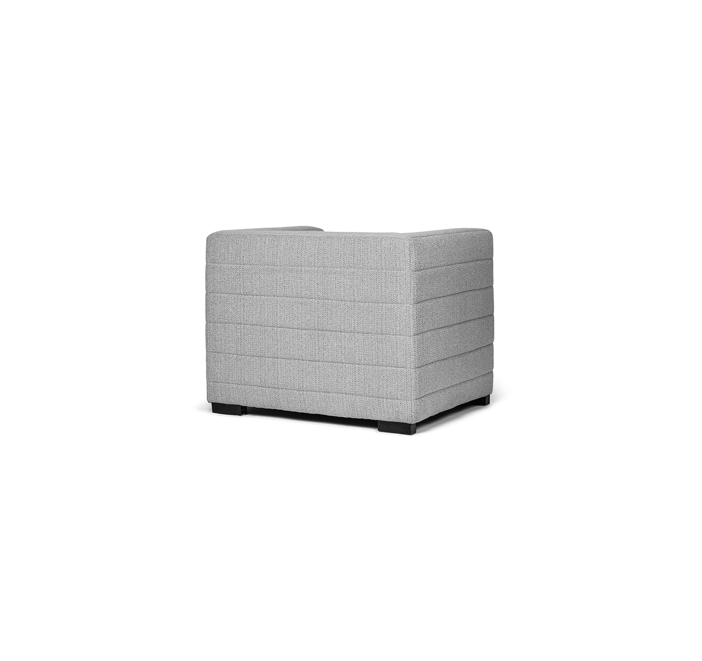 Club Occasional Chair in Salt and Pepper Boucle