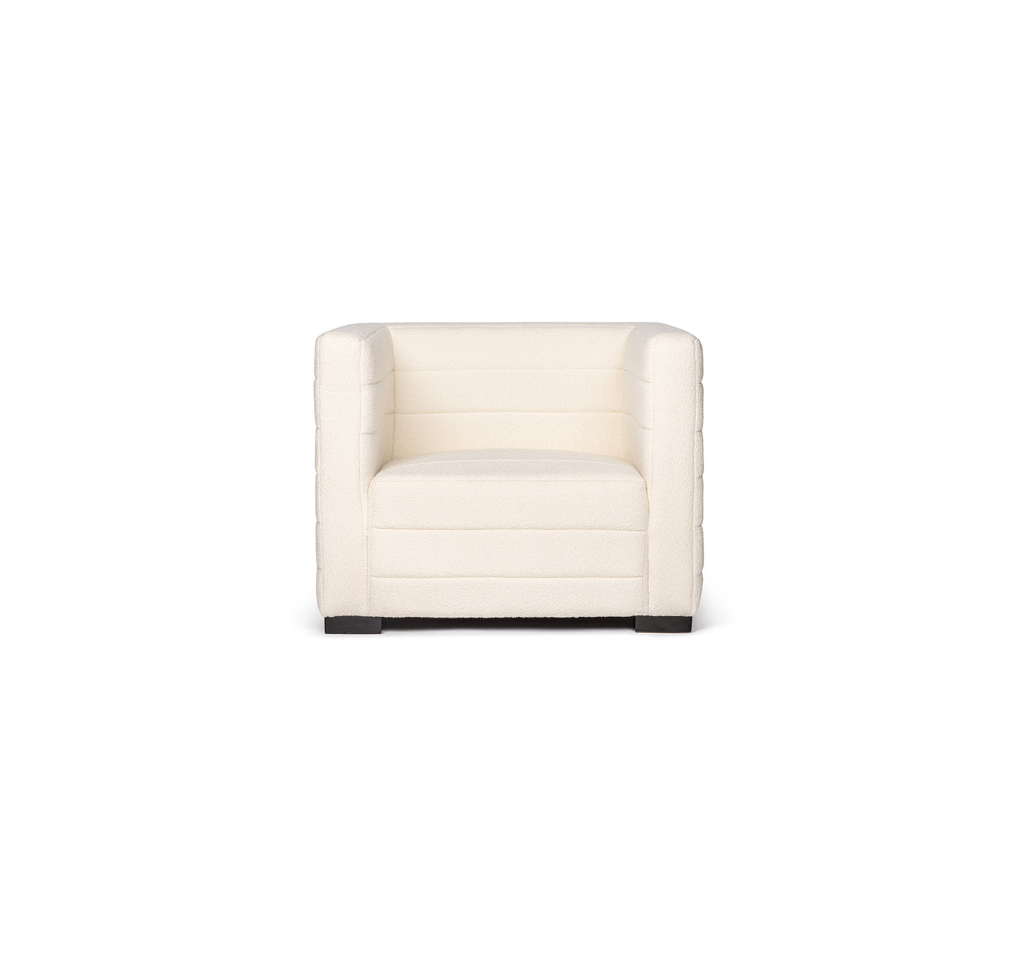 Club Occasional Chair in Snowflake Boucle