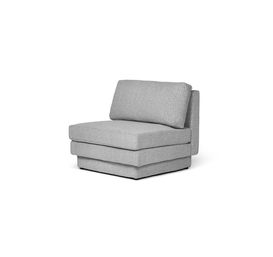 Clume Occasional Chair in Salt And Pepper Boucle