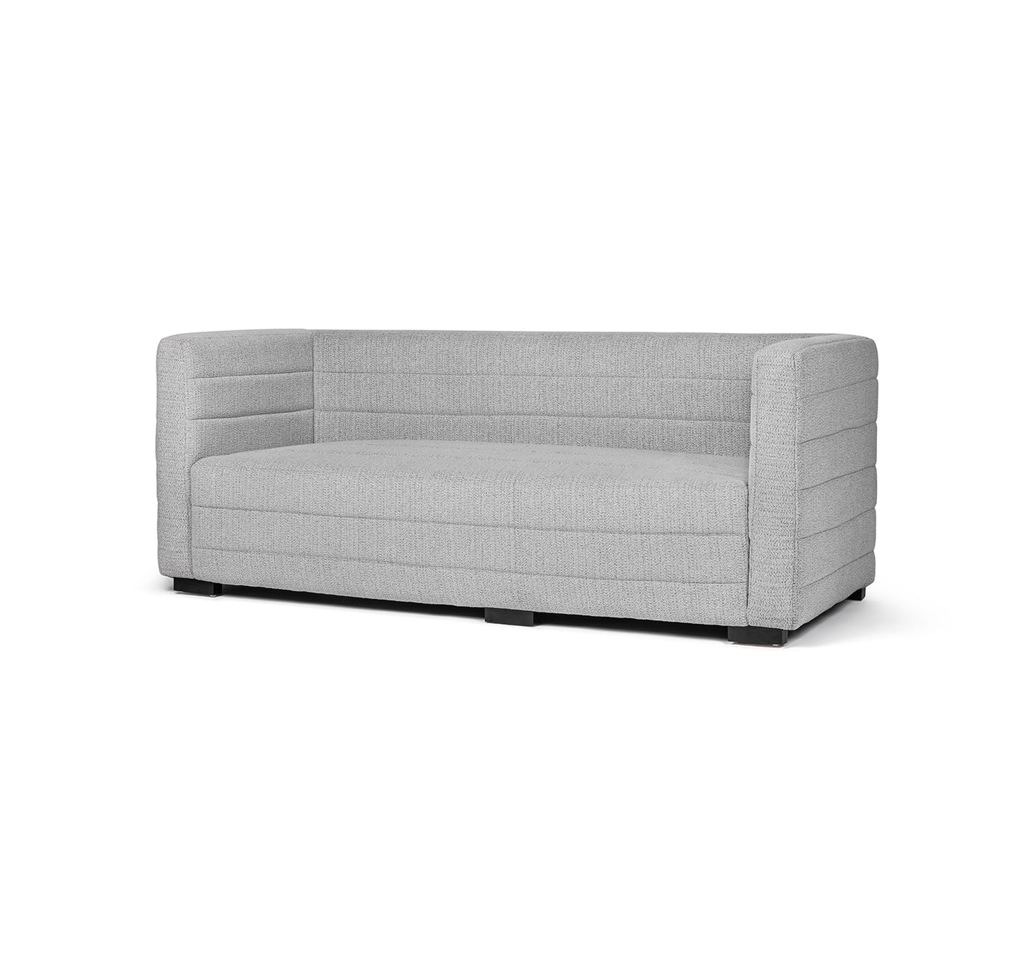 Club Sofa in Salt and Pepper Boucle