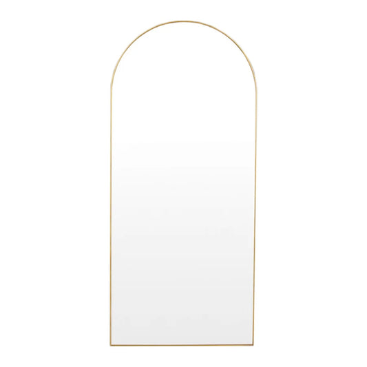 Fine Edge Arch Wall Mirror Gold